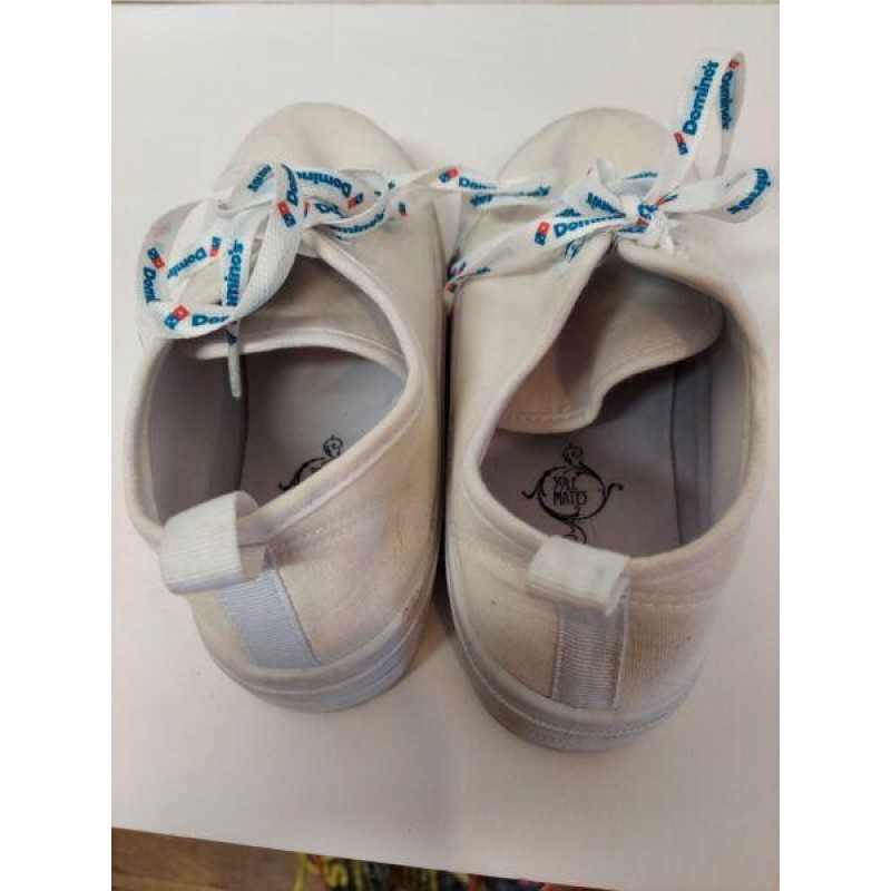 WomensWhite Canvas Sneaker Size 7