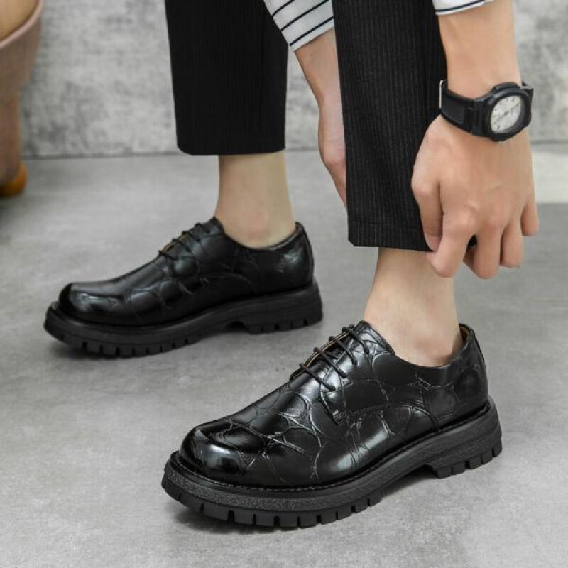 Mens Shoes Creeper Business Lace Up Dress Party Fo...