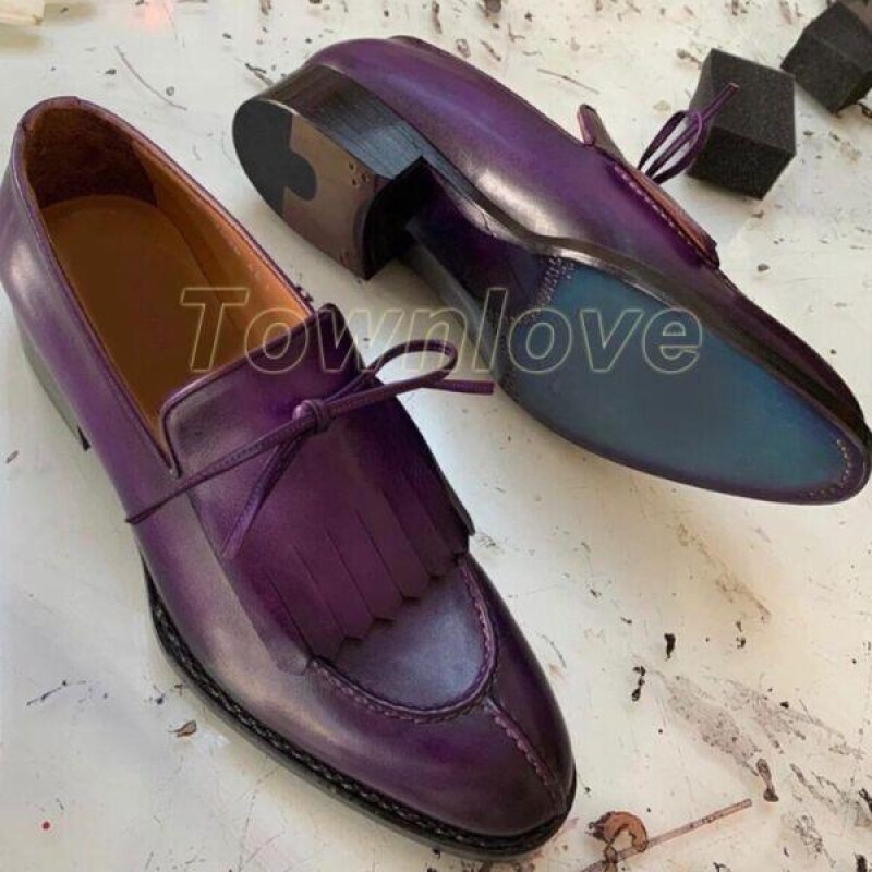 New Fashion Loafers Men Shoes PU Classic Wedding Party Dress Shoes