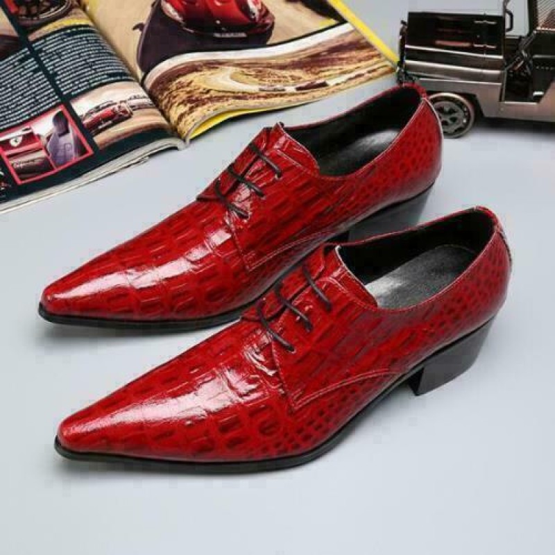 38-46 Mens Low Top Real Leather Business Shoes Pointy Toe Oxfords Lace up Club F