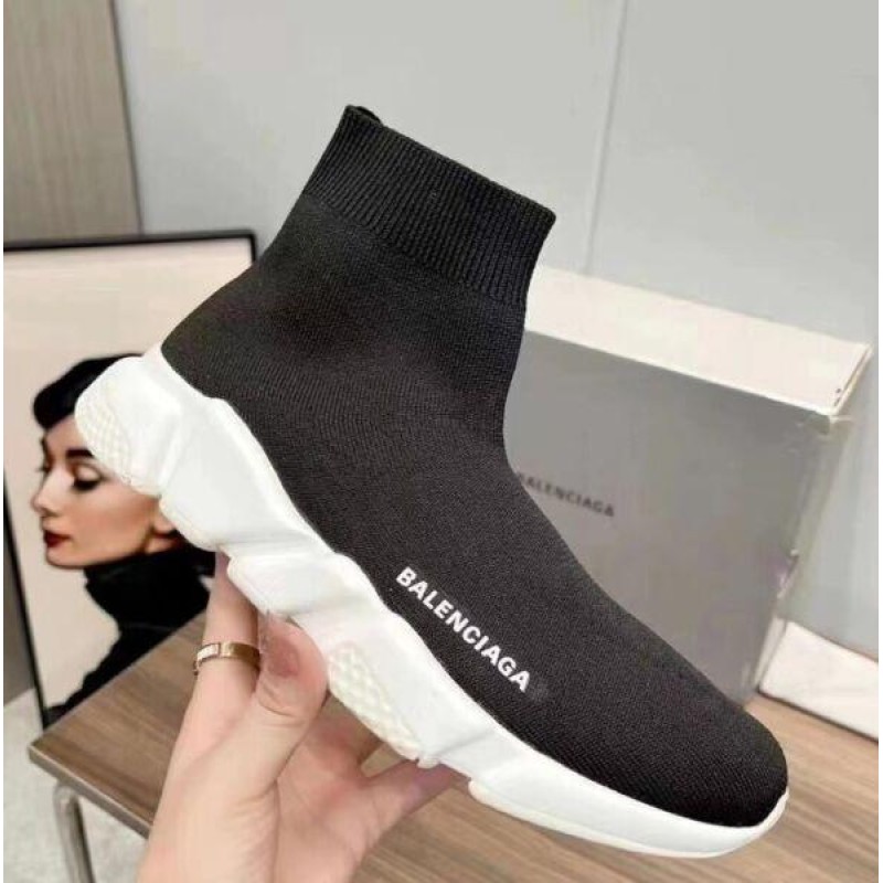 Hot Sale Mens Womens Pointed Toe Ankle Stretchy Boots Walk Sneakers Socks Shoes