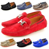 New Mens Faux Suede Casual Loafers Moccasins Slip on Shoes Avail. UK Sizes 6-11