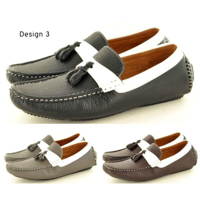 New Mens Faux Suede Casual Loafers Moccasins Slip on Shoes Avail. UK Sizes 6-11