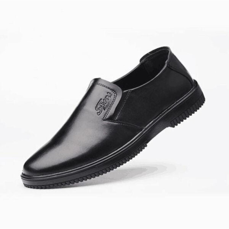 Men's Restaurant Oil Resistant Kitchen Work Shoes Loafer Slip-On Skid Non-Slip