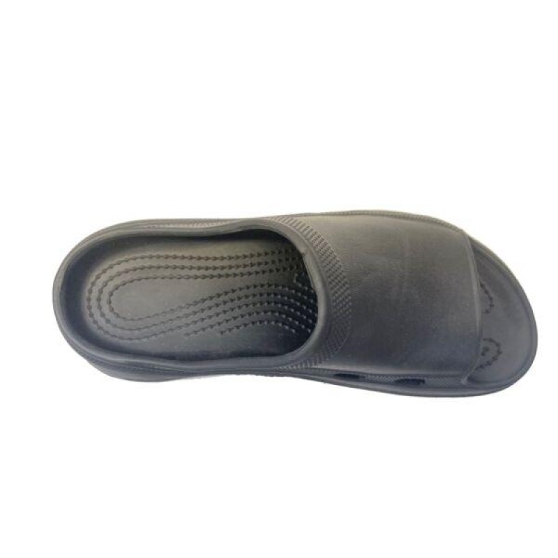 UNISEX BLACK RUBBER CLOUD FOAM ON TREND SUMMER CLOG